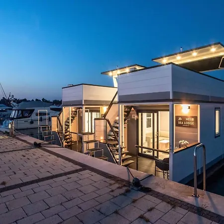 Botel Stylish Houseboat By The Sea In Novigrad Novigrad Istria